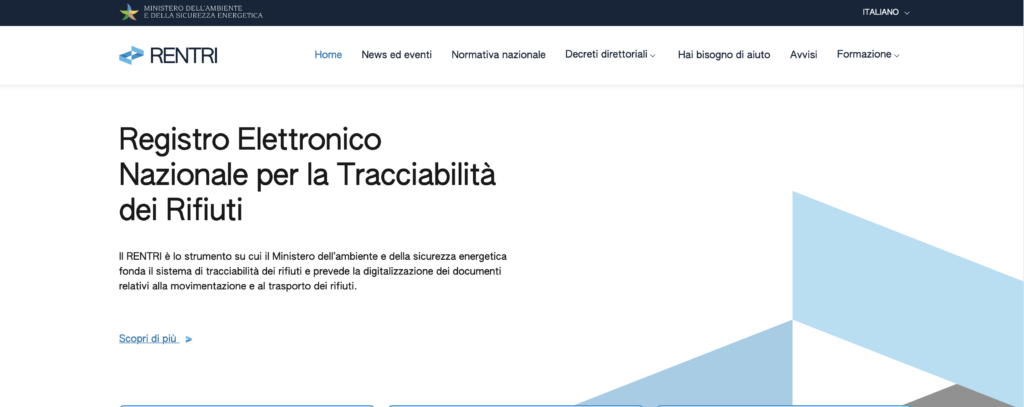 rentri home sito istituzionale